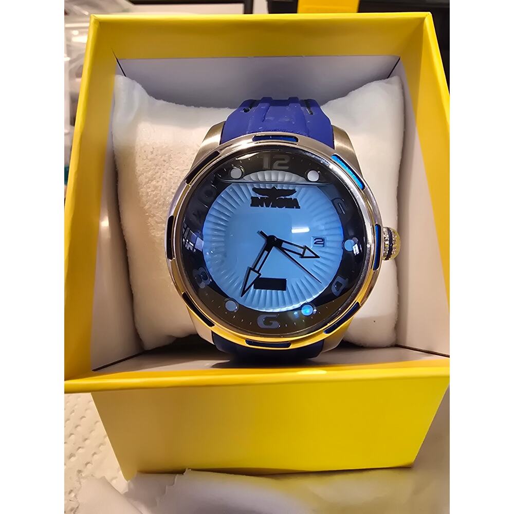 Invicta Lupah Men's Watch - 48mm, Blue, White (25099)